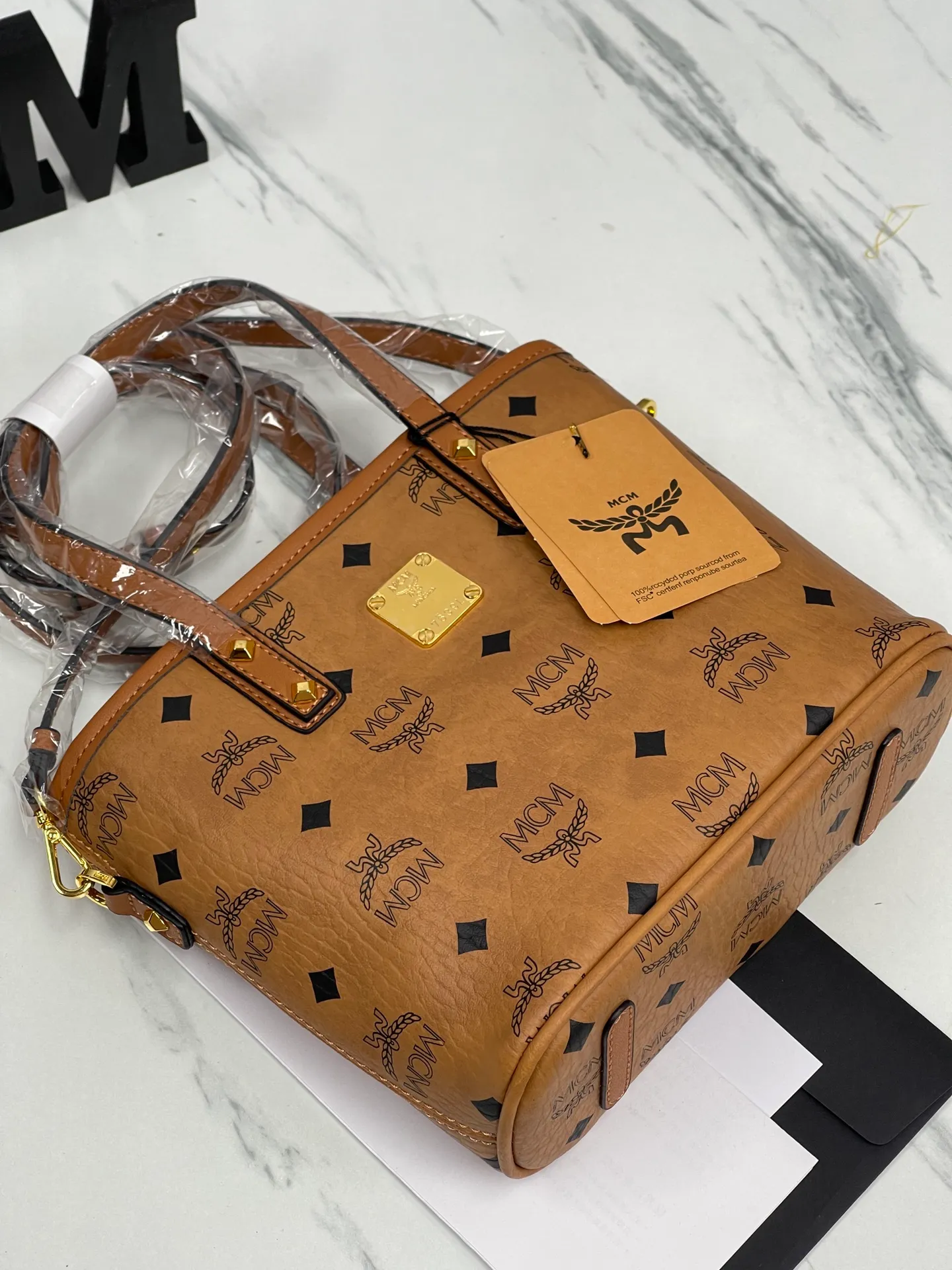 Batch 340💰MCM new upgraded version·High quality·Eco-friendly with counter ♻️Gift box packaging🎁Box of classic vegetable basket mini shopping bag, model: 03. Size 21X18X10 ✈✈🛍🐞🐞✨ M C M ✨⚡⚡Original ykk slider zipper/counter original customization🌼