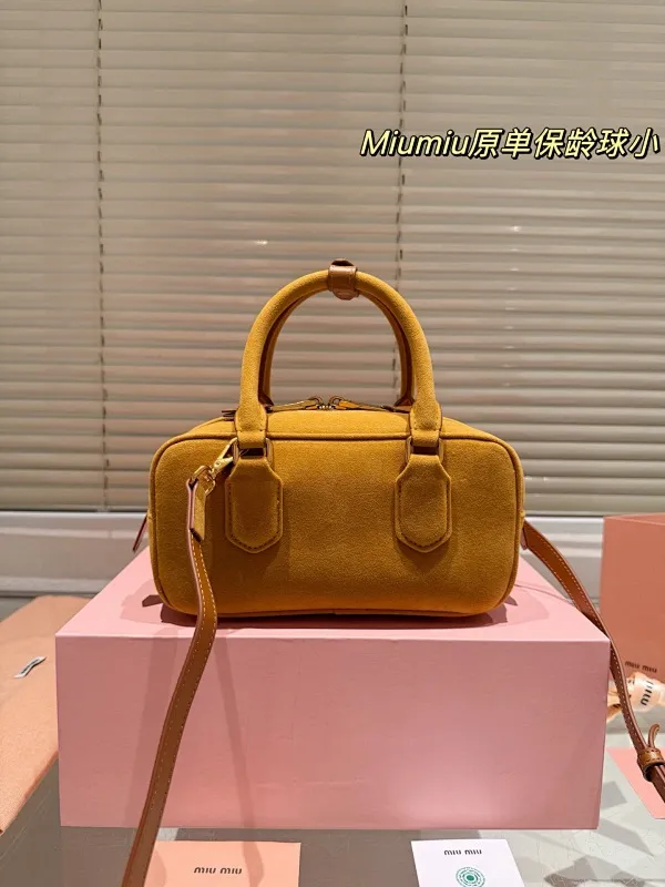 All Categories Official Website "Brand Women's Bags" Women's Bags 💙 miumiu 2025 new miumiu limited edition bowling bag