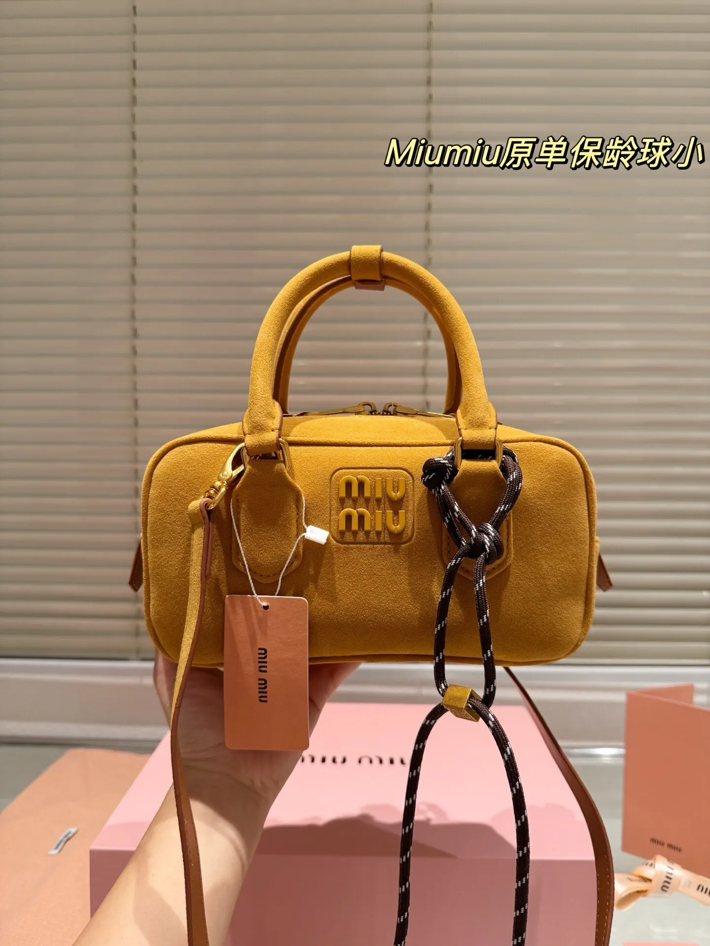 All Categories Official Website "Brand Women's Bags" Women's Bags 💙 miumiu 2025 new miumiu limited edition bowling bag