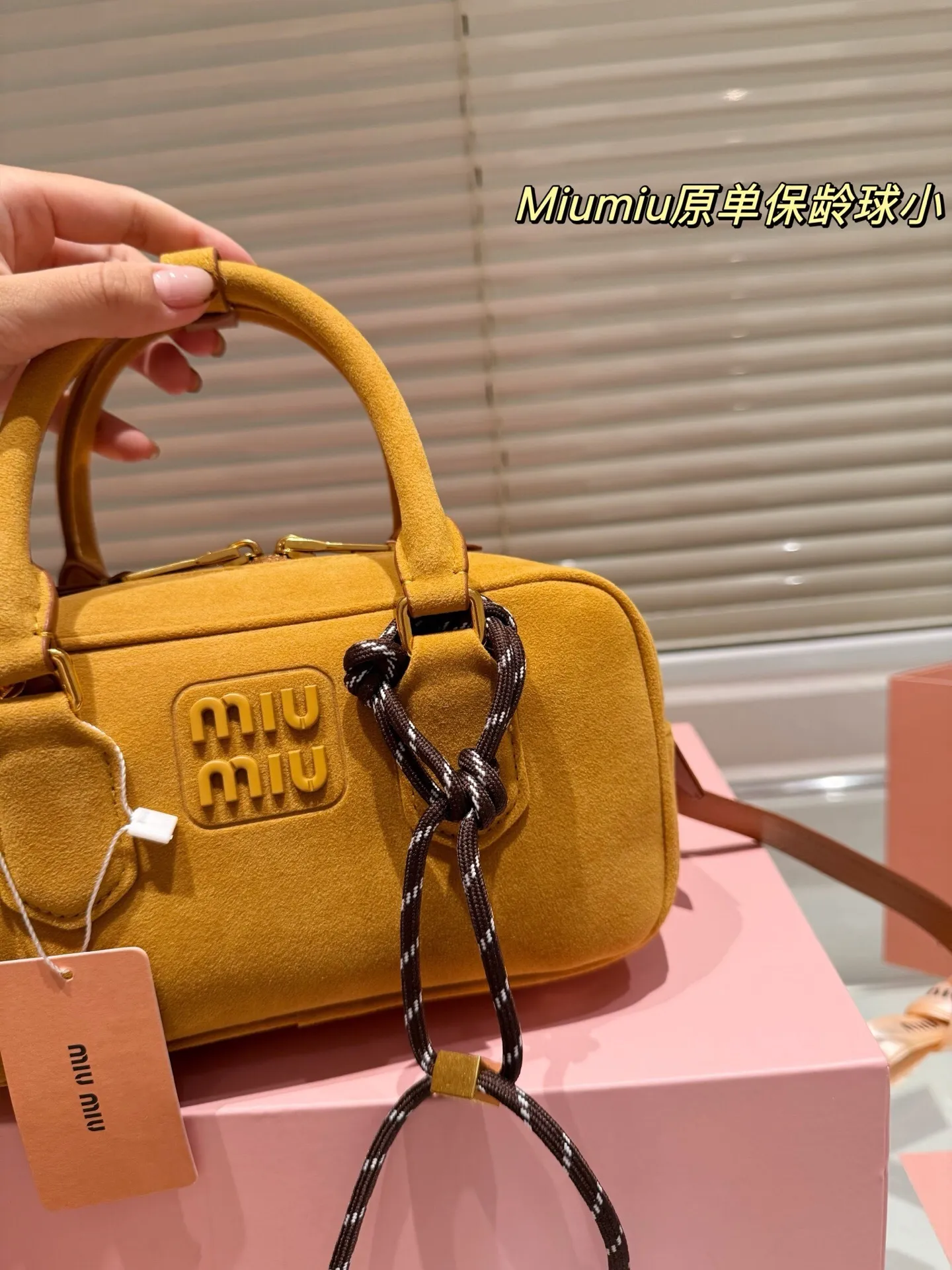 All Categories Official Website "Brand Women's Bags" Women's Bags 💙 miumiu 2025 new miumiu limited edition bowling bag