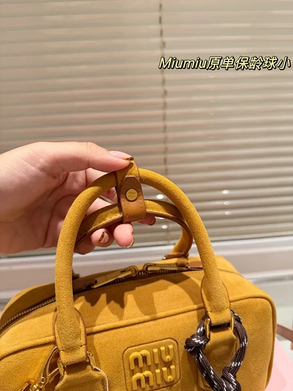 All Categories Official Website "Brand Women's Bags" Women's Bags 💙 miumiu 2025 new miumiu limited edition bowling bag