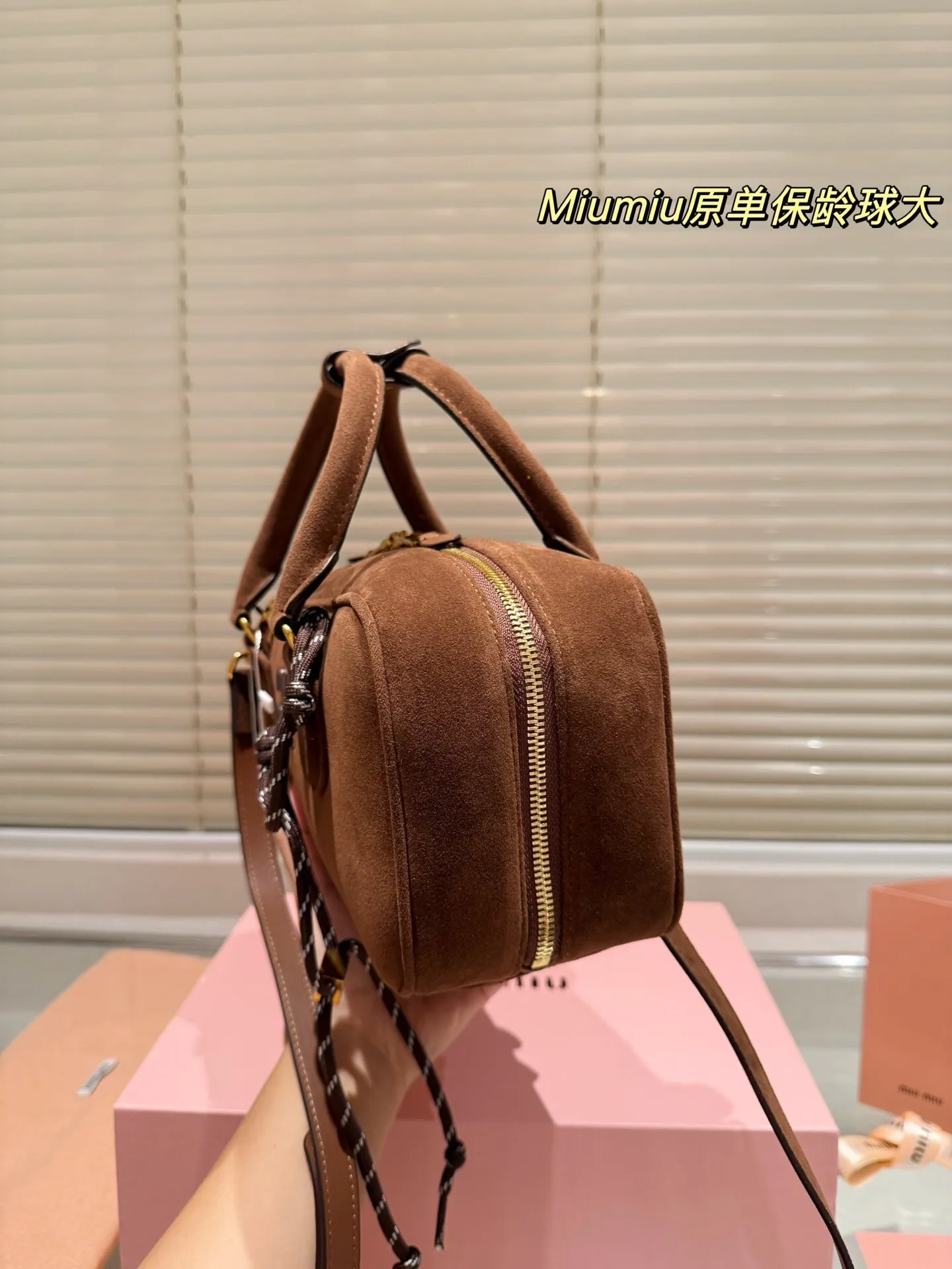 All Categories Official Website "Brand Women's Bags" Women's Bags 💙 miumiu 2025 new miumiu limited edition bowling bag