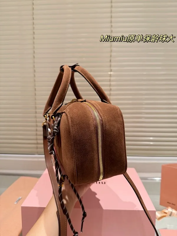 All Categories Official Website "Brand Women's Bags" Women's Bags 💙 miumiu 2025 new miumiu limited edition bowling bag