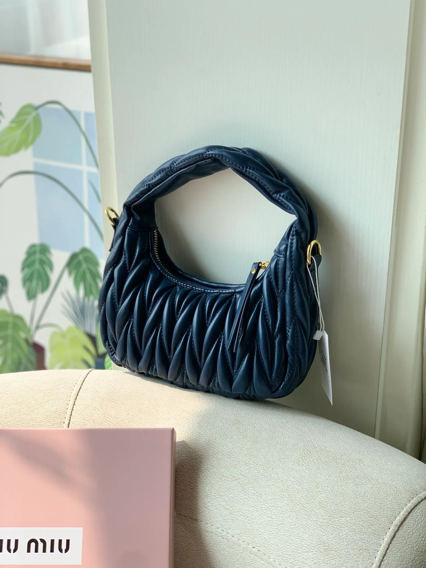 All categories Official website "Brand Women's Bags" Women's Bags 💙 miumiu 2023 new miumiu armpit bags wholesale