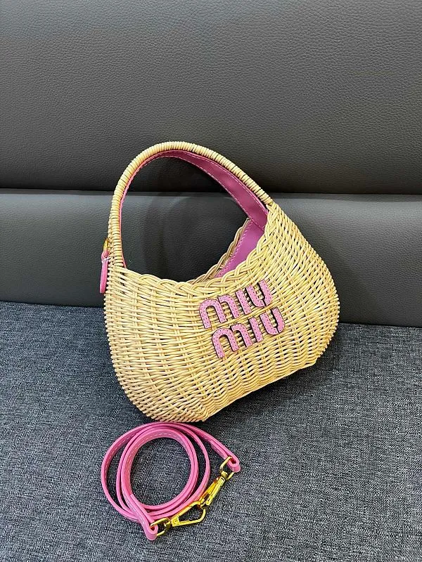 All Categories Official Website "Brand Women's Bags" Women's Bags 💙 miumiu 2026 Official Website miumiu Bamboo Handheld Crossbody Bag