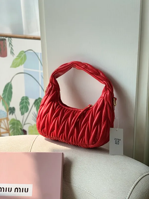 All categories Official website "Brand Women's Bags" Women's Bags 💙 miumiu 2023 new miumiu armpit bags wholesale