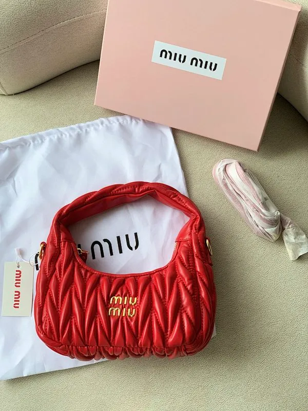 All categories Official website "Brand Women's Bags" Women's Bags 💙 miumiu 2023 new miumiu armpit bags wholesale
