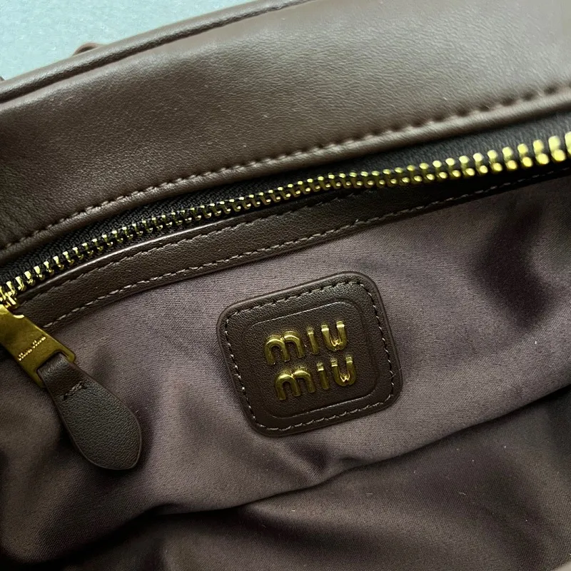 All Categories Official Website "Brand Women's Bags" Women's Bags 💙 miumiu 2025 new MIUMIU bowling bag