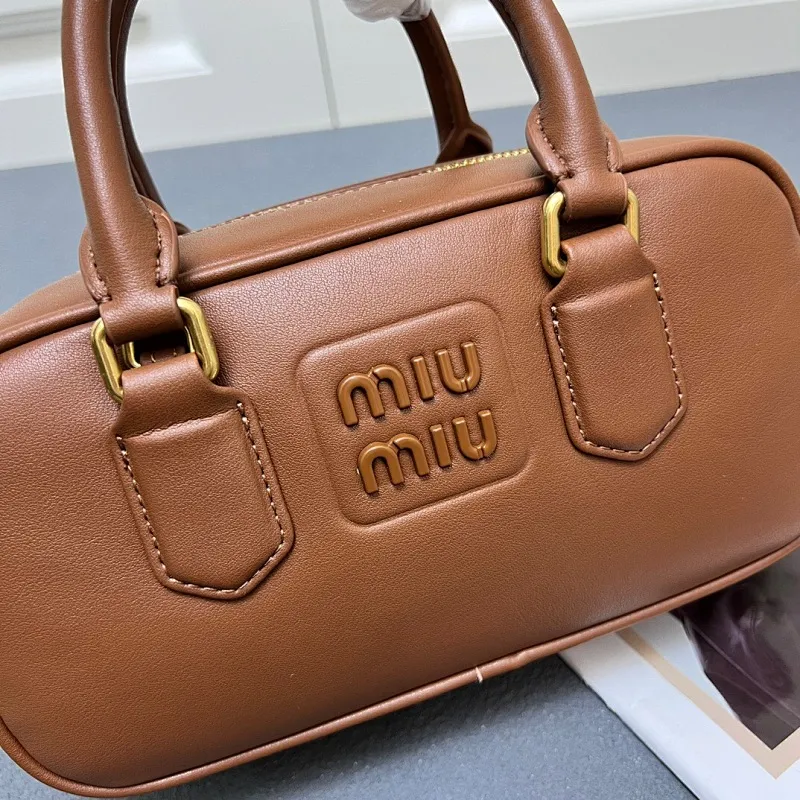 All Categories Official Website "Brand Women's Bags" Women's Bags 💙 miumiu 2025 new MIUMIU bowling bag