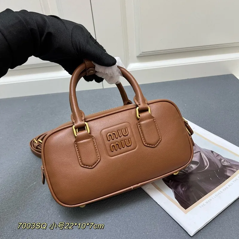 All Categories Official Website "Brand Women's Bags" Women's Bags 💙 miumiu 2025 new MIUMIU bowling bag