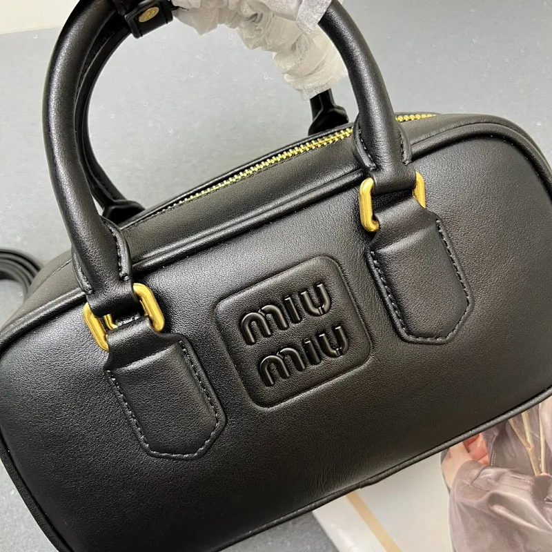 All Categories Official Website "Brand Women's Bags" Women's Bags 💙 miumiu 2025 new MIUMIU bowling bag