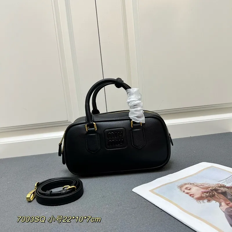 All Categories Official Website "Brand Women's Bags" Women's Bags 💙 miumiu 2025 new MIUMIU bowling bag