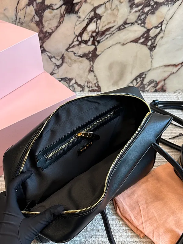 All categories Official website "Brand Women's Bags" Women's Bags 💙 miumiu 2026 new MIUMIU bowling bag