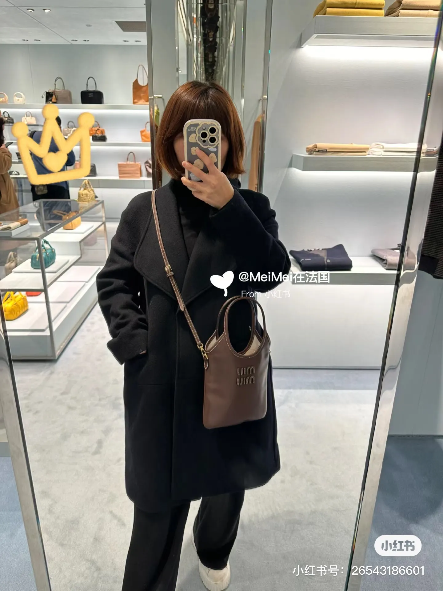 💋💋💋【Equipped with counter full set of packaging, premium hardware and original leather】IVY cow leather tote bag small handbag/crossbody bag～5ba281