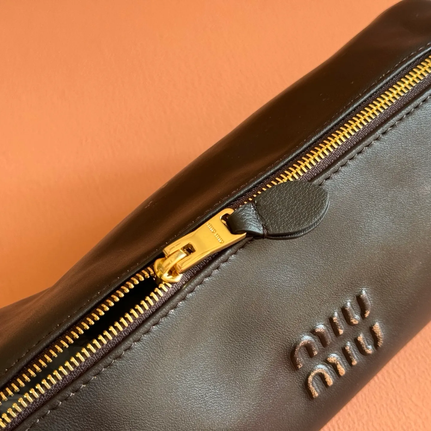 p1040💋💋💋[Special grade hardware original leather] Adventure Nappa sheep leather handbag/shoulder bag retro brown Size: W22×H9×D9cm No._5BG851