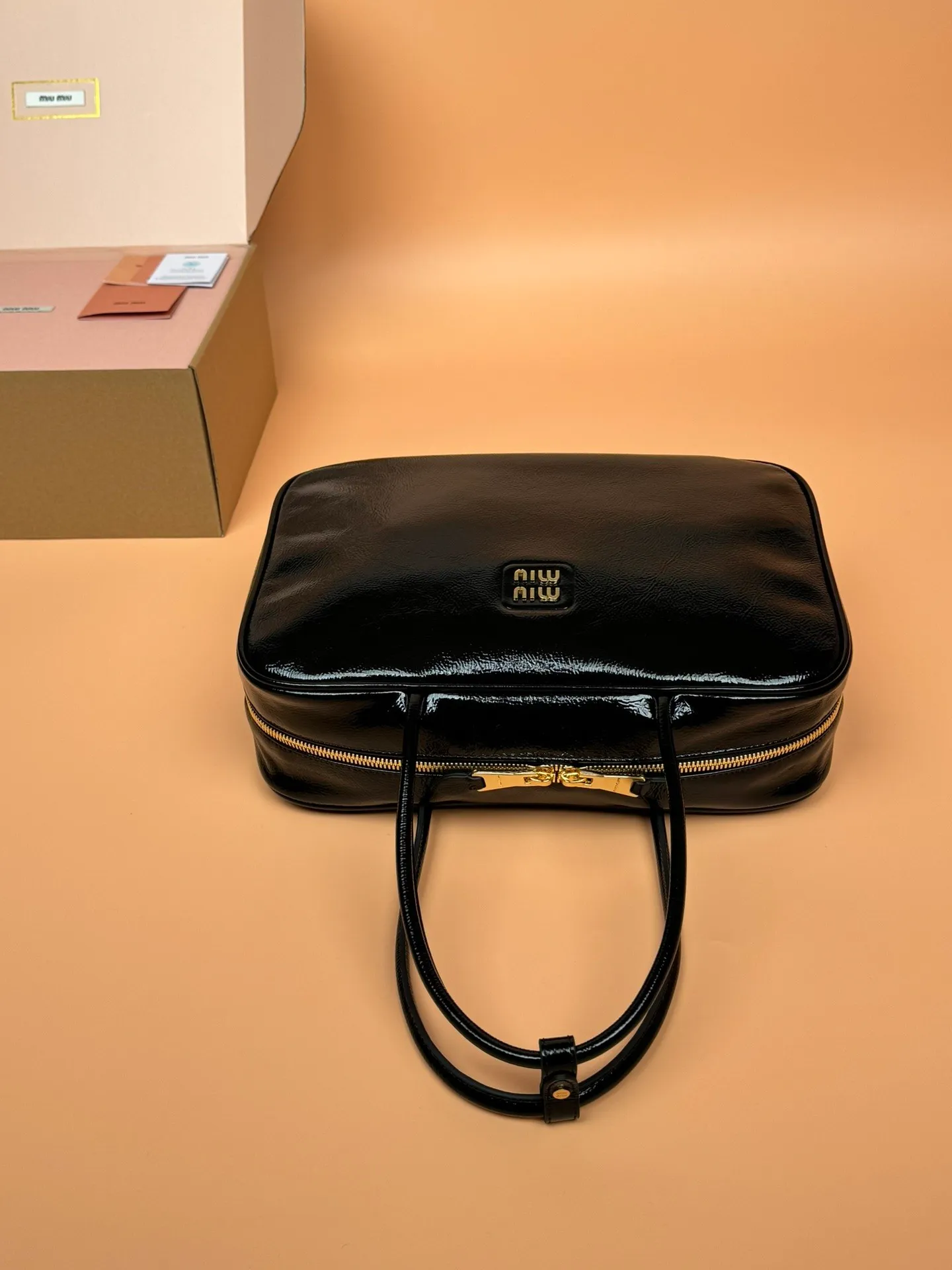 p1800🥇[Special grade hardware original leather] Beau Naplak patent sheep leather handbag/shoulder bag~ Size: W34×H23×D10cm No.: _5BB117 MM combination picture