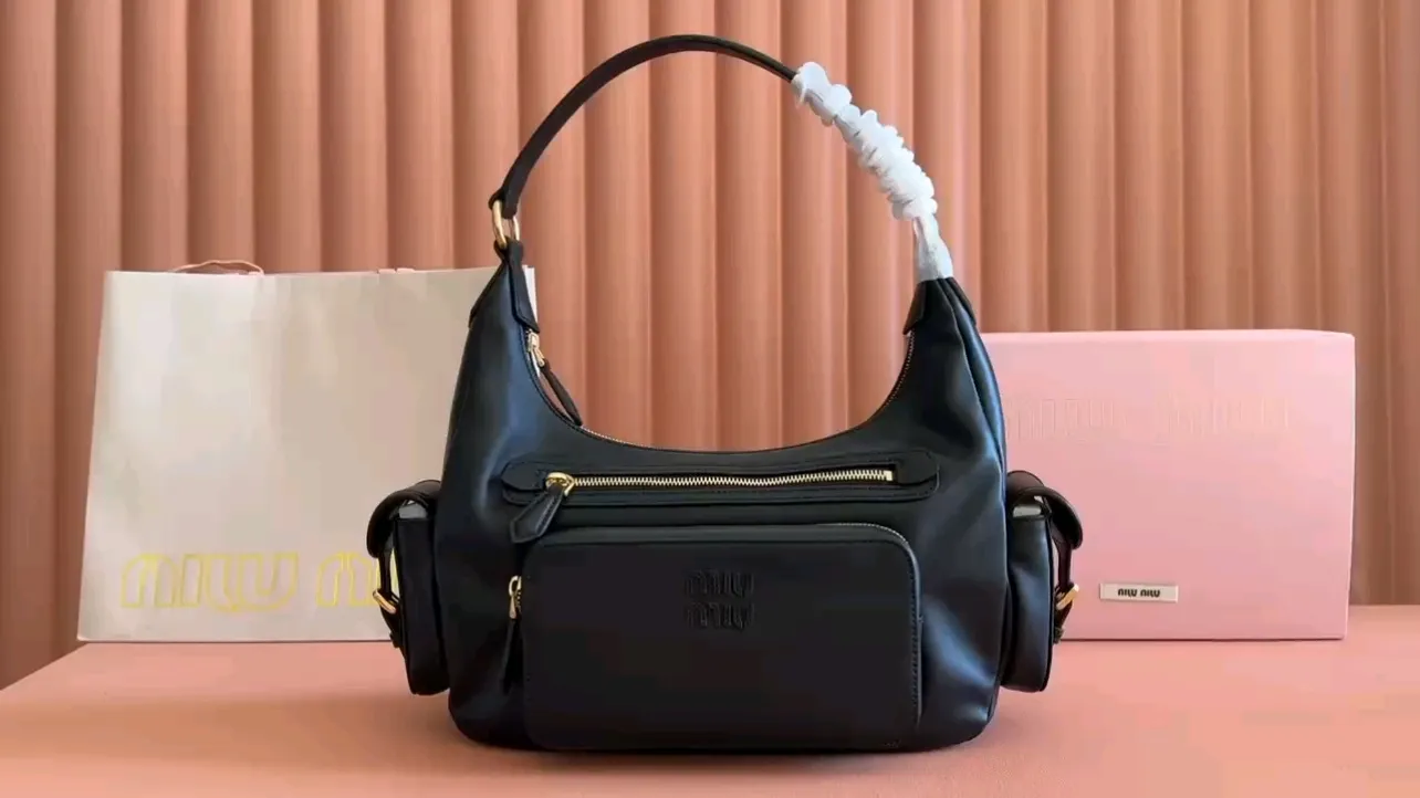 💋💋💋【Complete package with counter】𝗠𝗶𝘂 𝗠𝗶𝘂 𝗣𝗼𝗰𝗸𝗲𝘁Motorcycle bag 5bc189