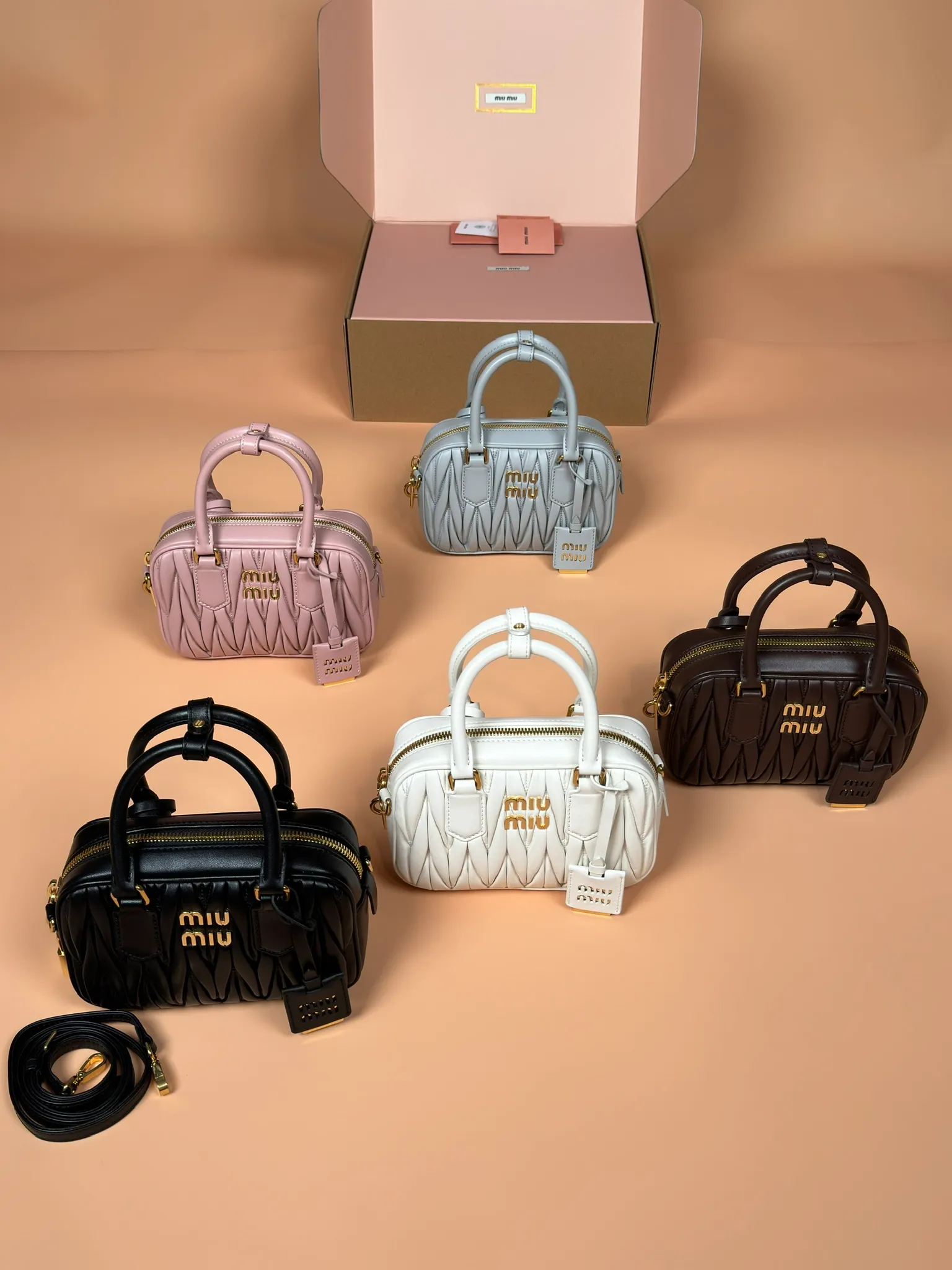 [Special grade hardware original leather] MiuMi high-end quality series MM combination picture MM large combination picture