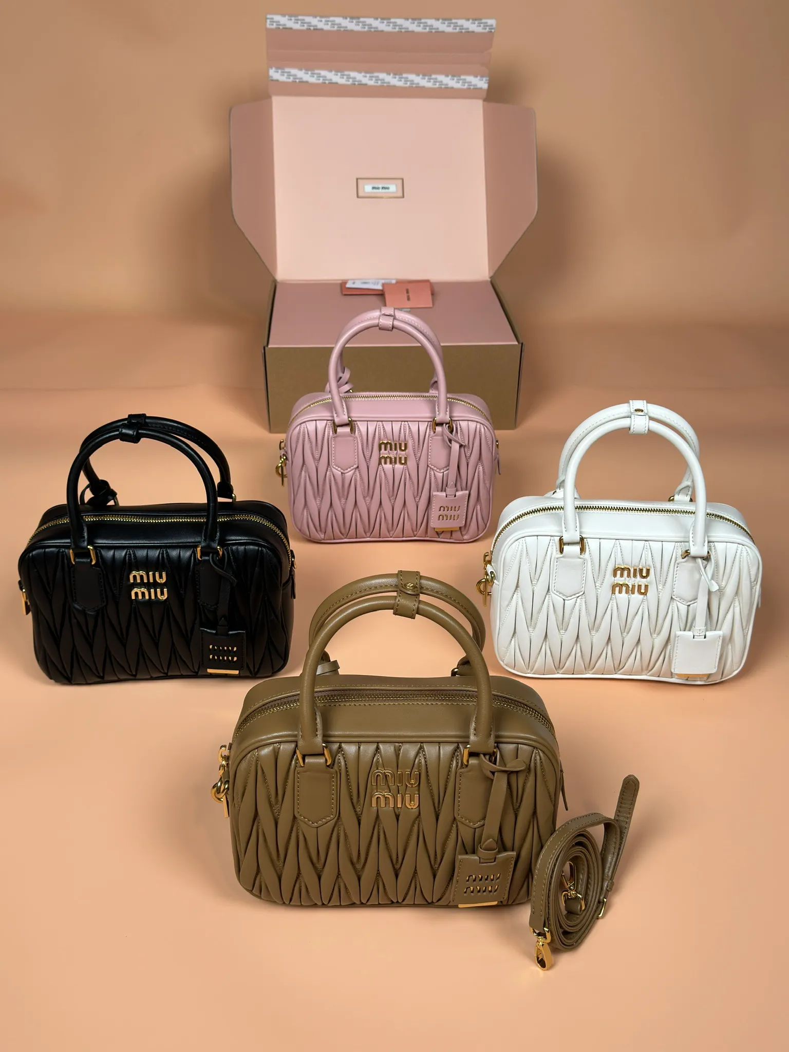 [Special grade hardware original leather] MiuMi high-end quality series MM combination picture MM large combination picture