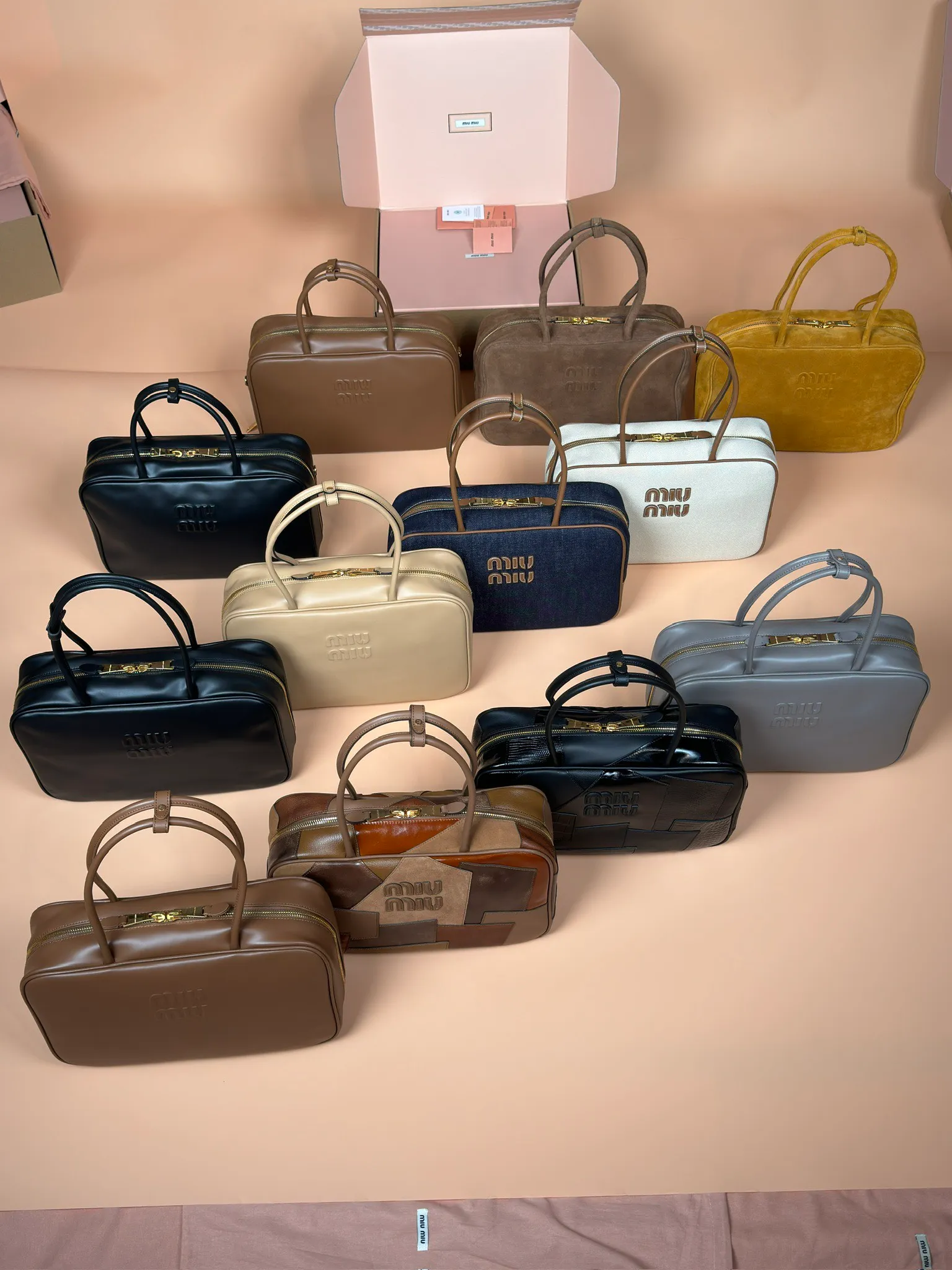 [Special grade hardware original leather] MiuMi high-end quality series MM combination picture MM large combination picture