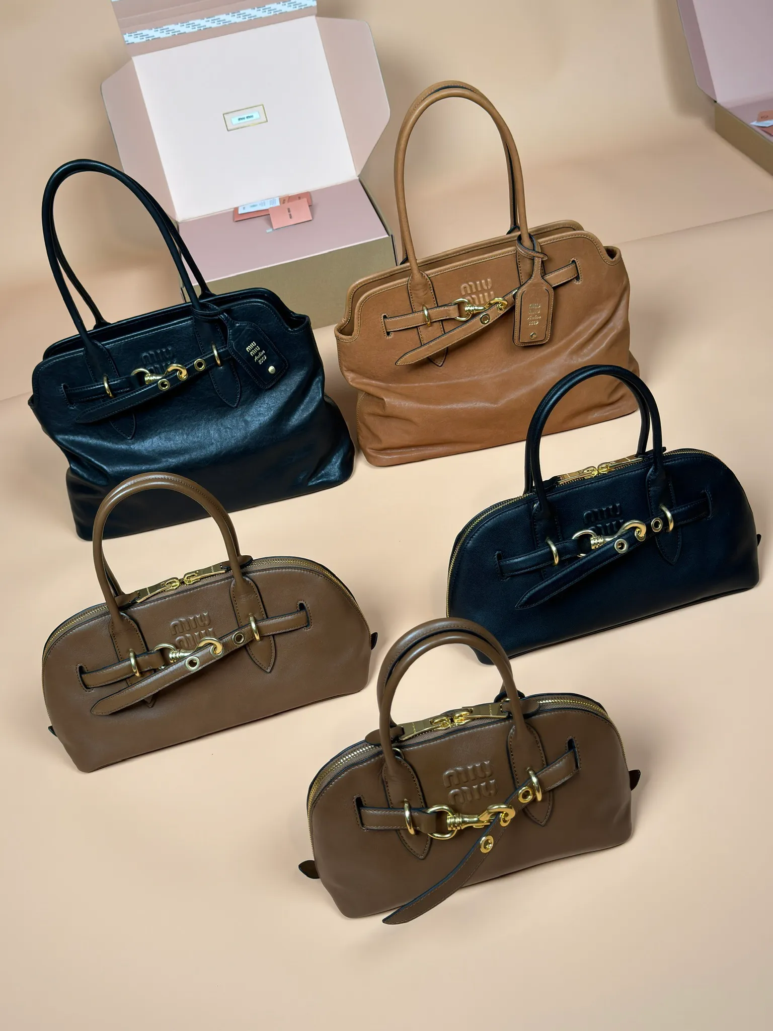 [Special grade hardware original leather] MiuMi high-end quality series MM combination picture MM large combination picture