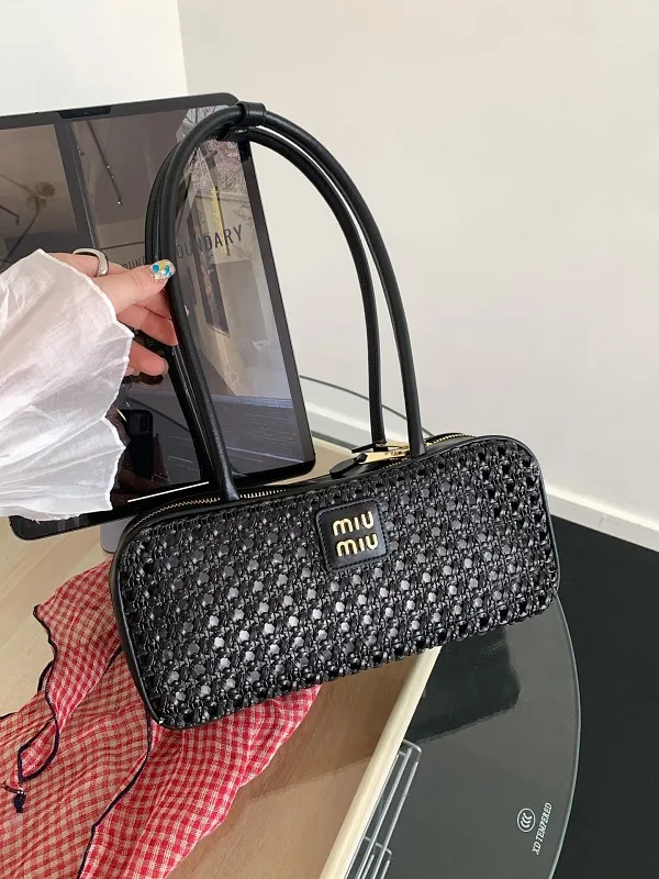 All Categories Official Website "Brand Women's Bags" Women's Bags 💙 miumiu 2026 official website miumiu hollow bowling armpit bag
