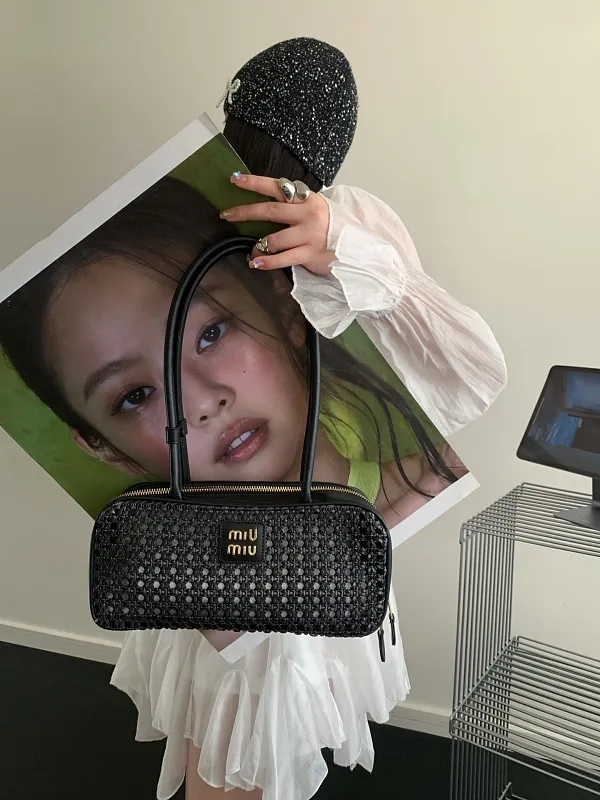 All Categories Official Website "Brand Women's Bags" Women's Bags 💙 miumiu 2026 official website miumiu hollow bowling armpit bag