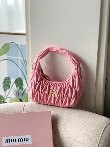 All categories Official website "Brand Women's Bags" Women's Bags 💙 miumiu 2023 new miumiu armpit bags wholesale
