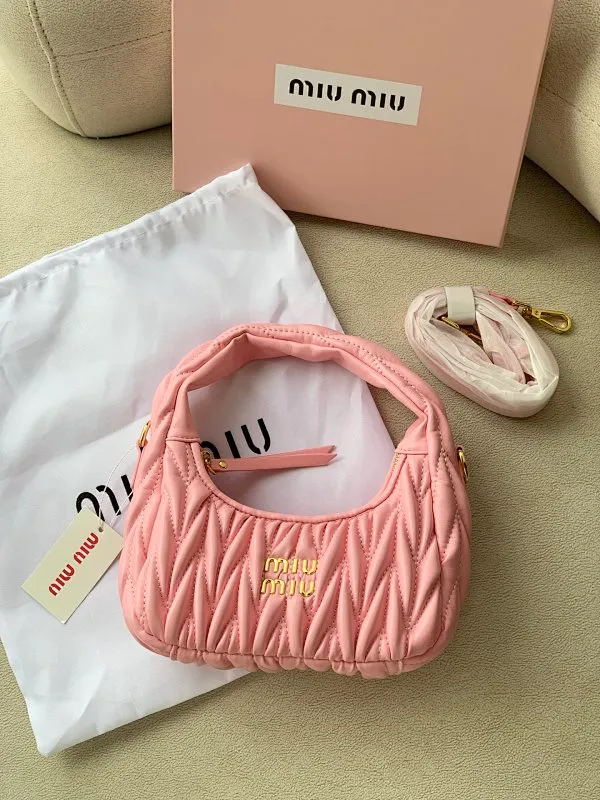 All categories Official website "Brand Women's Bags" Women's Bags 💙 miumiu 2023 new miumiu armpit bags wholesale