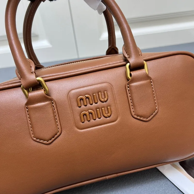 All Categories Official Website "Brand Women's Bags" Women's Bags 💙 miumiu 2025 new MIUMIU bowling bag