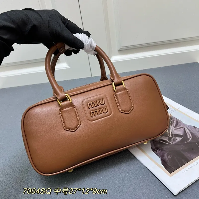 All Categories Official Website "Brand Women's Bags" Women's Bags 💙 miumiu 2025 new MIUMIU bowling bag