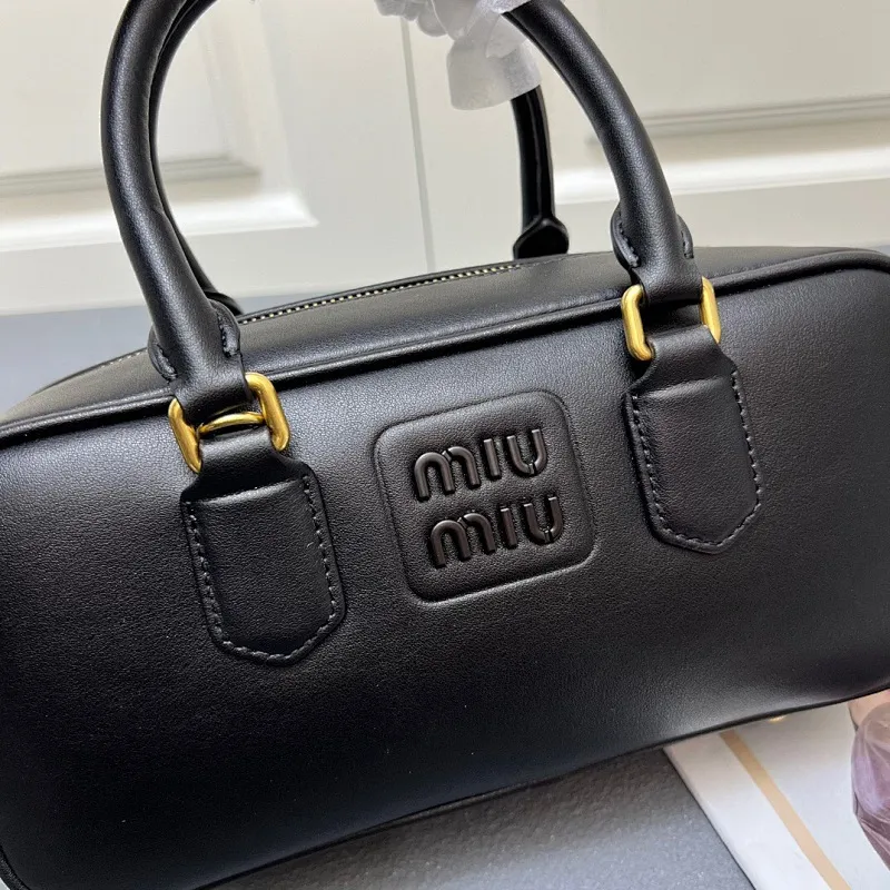All Categories Official Website "Brand Women's Bags" Women's Bags 💙 miumiu 2025 new MIUMIU bowling bag