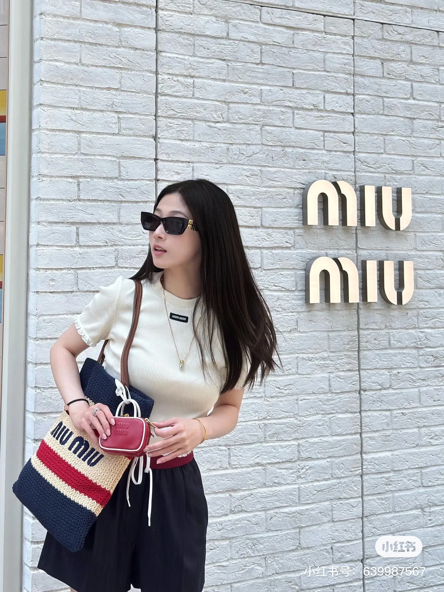 All Categories Official Website "Brand Women's Bags" Women's Bags 💙 miumiu 2026 official website miumiu straw woven tote bag