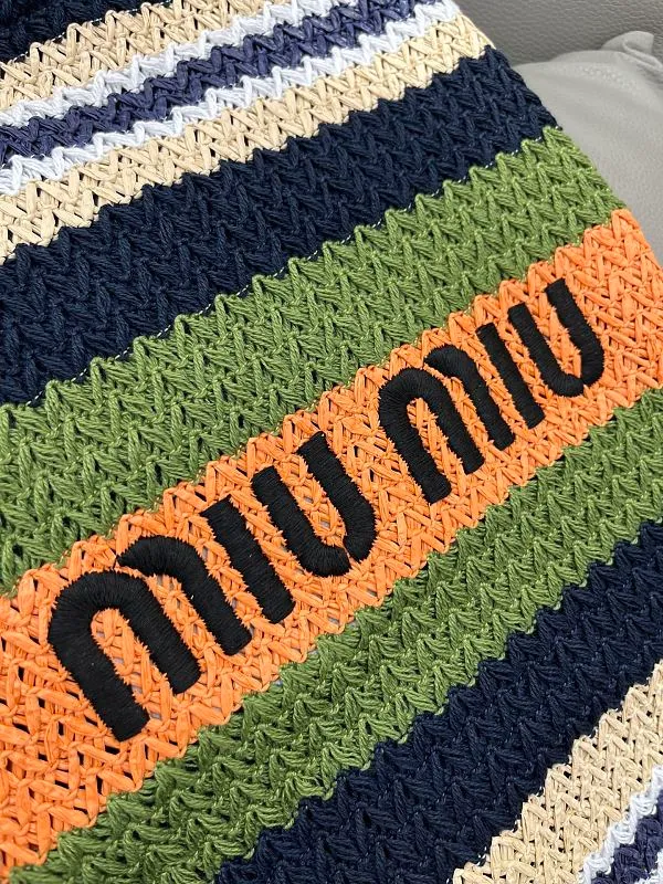 All Categories Official Website "Brand Women's Bags" Women's Bags 💙 miumiu 2026 official website miumiu straw woven tote bag