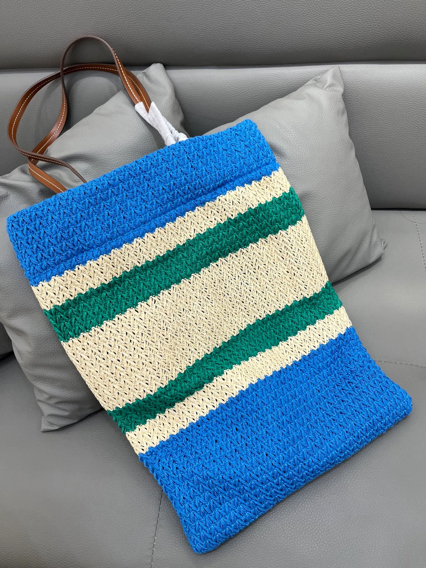 All Categories Official Website "Brand Women's Bags" Women's Bags 💙 miumiu 2026 official website miumiu straw woven tote bag