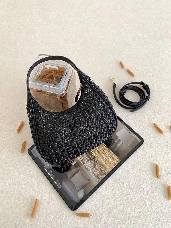 All Categories Official Website "Brand Women's Bags" Women's Bags 💙 miumiu 2026 official website miumiu hollow woven hobo bag