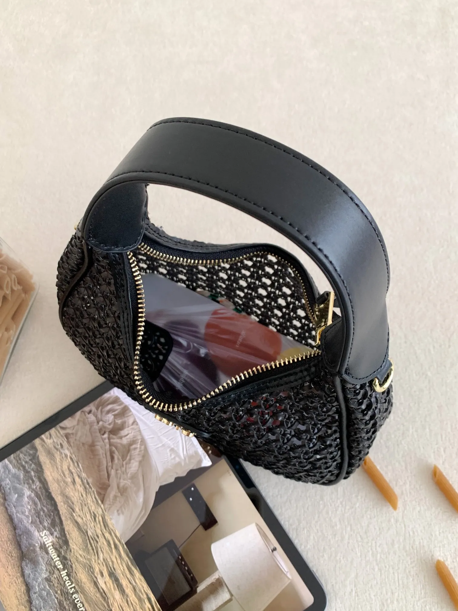 All Categories Official Website "Brand Women's Bags" Women's Bags 💙 miumiu 2026 official website miumiu hollow woven hobo bag
