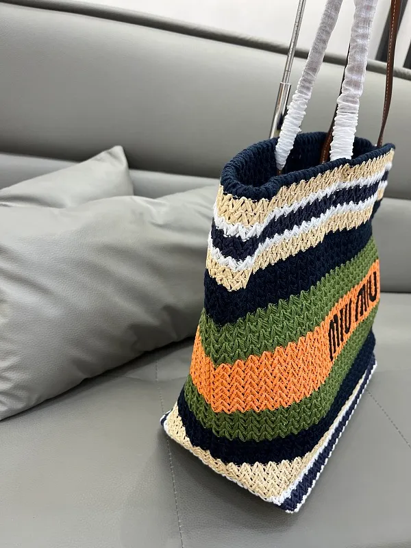 All Categories Official Website "Brand Women's Bags" Women's Bags 💙 miumiu 2026 official website miumiu straw woven tote bag
