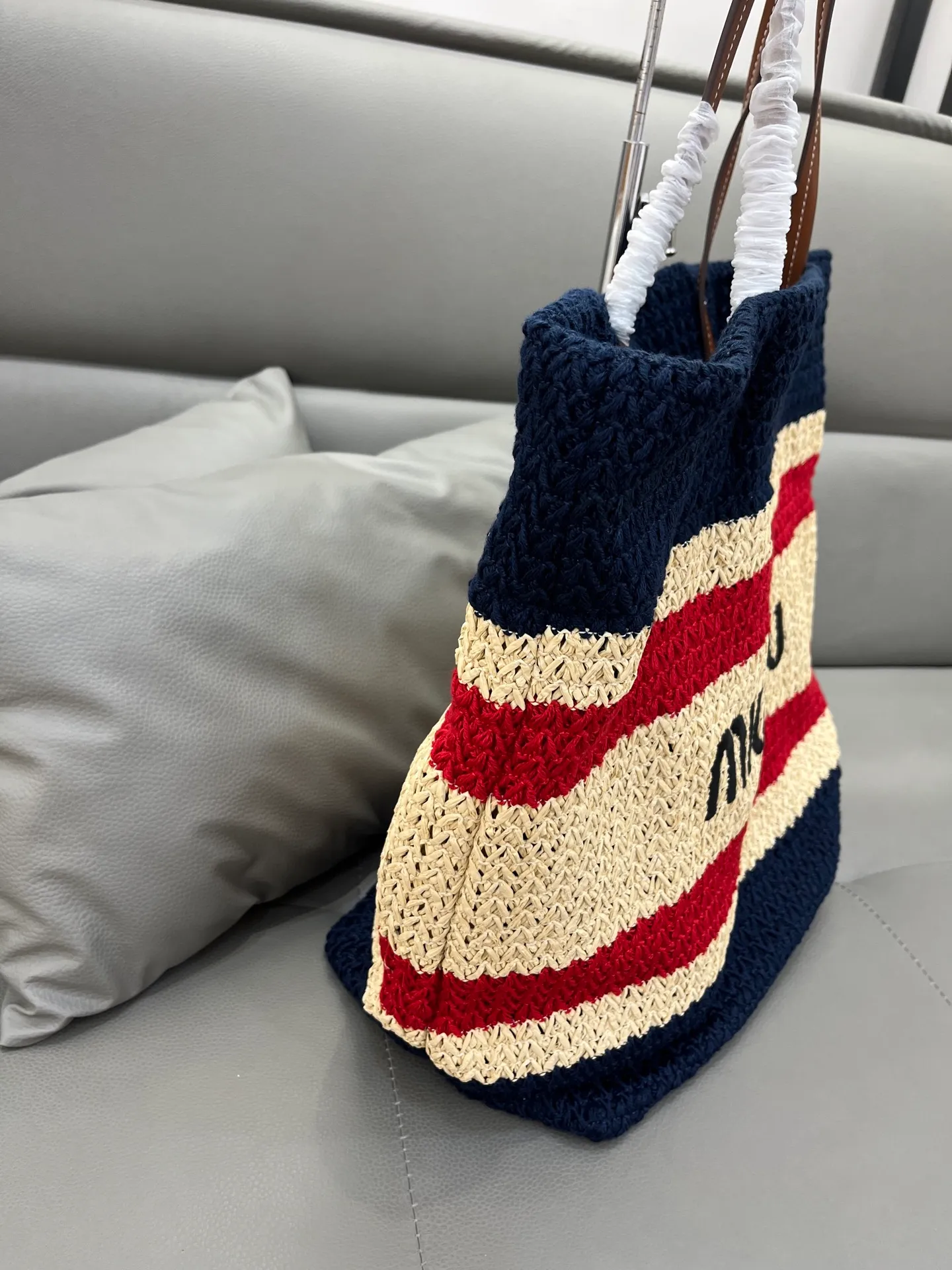 All Categories Official Website "Brand Women's Bags" Women's Bags 💙 miumiu 2026 official website miumiu straw woven tote bag
