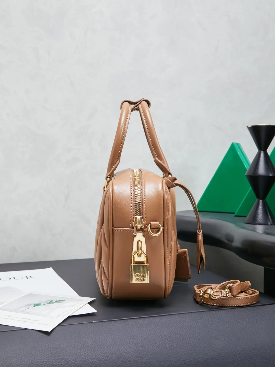 All Categories Official Website "Brand Women's Bags" Women's Bags 💙 miumiu 2026 New MiuMiu Bowling Handbags