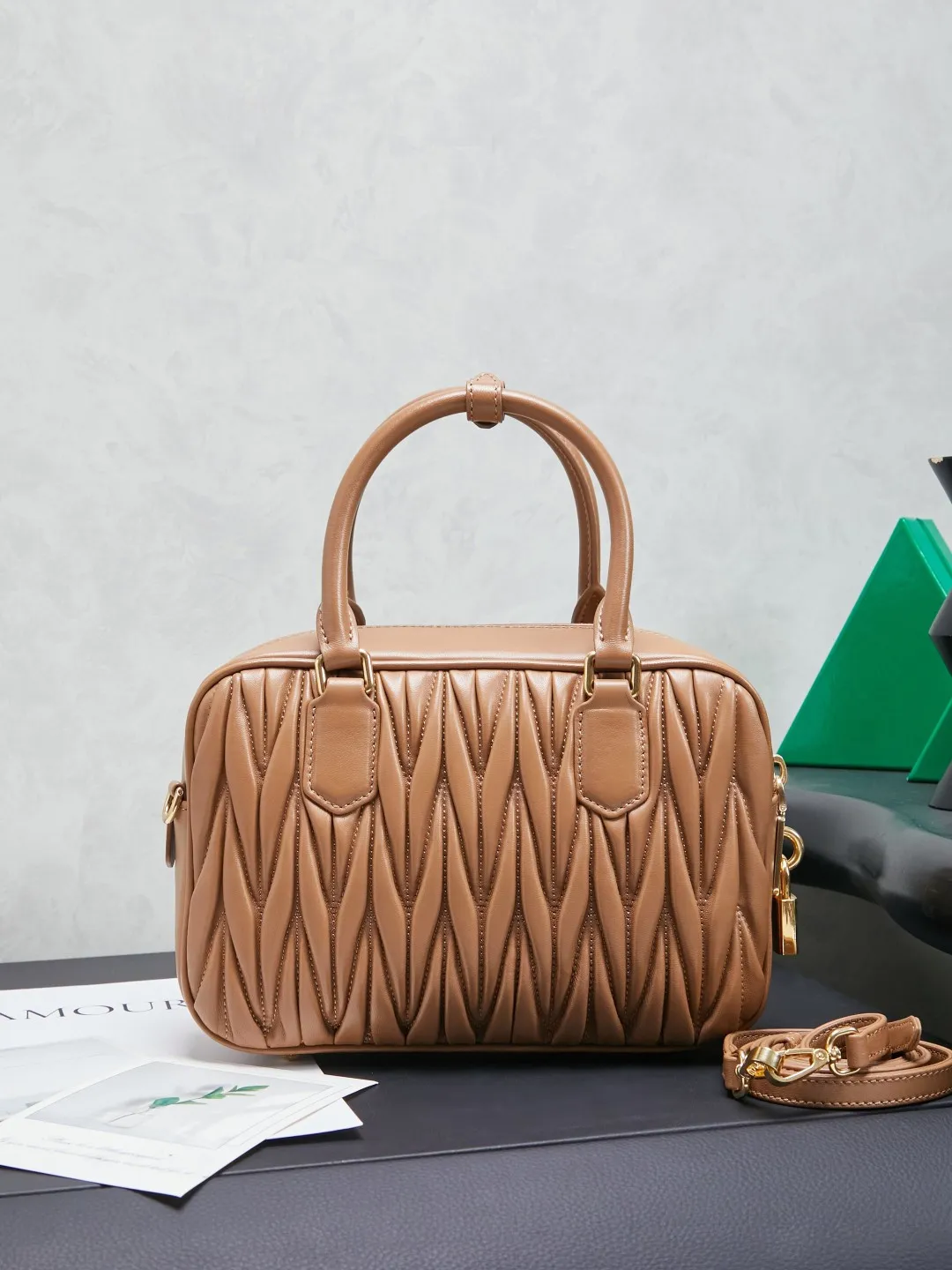 All Categories Official Website "Brand Women's Bags" Women's Bags 💙 miumiu 2026 New MiuMiu Bowling Handbags