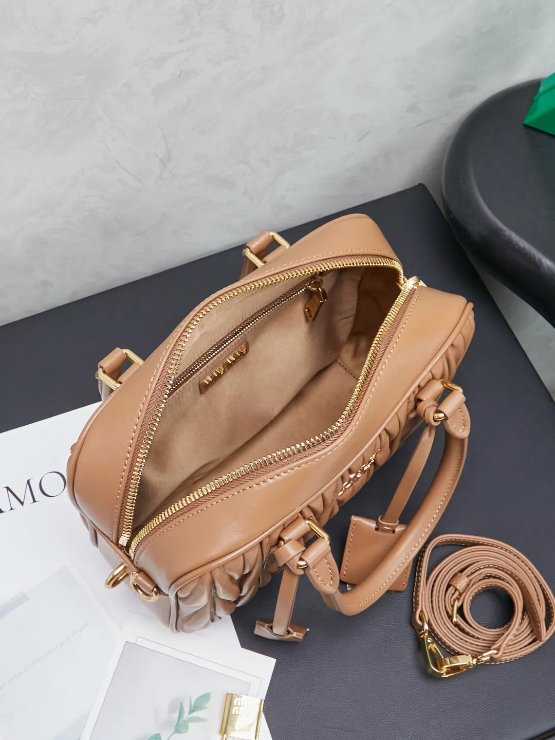 All Categories Official Website "Brand Women's Bags" Women's Bags 💙 miumiu 2026 New MiuMiu Bowling Handbags