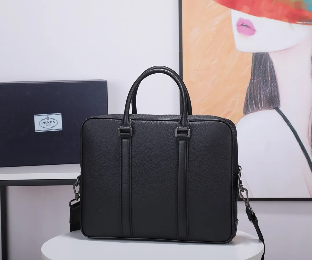 All categories 💚 Top version men’s bag 💚 PRADA 2023 official latest version PRADA briefcase
