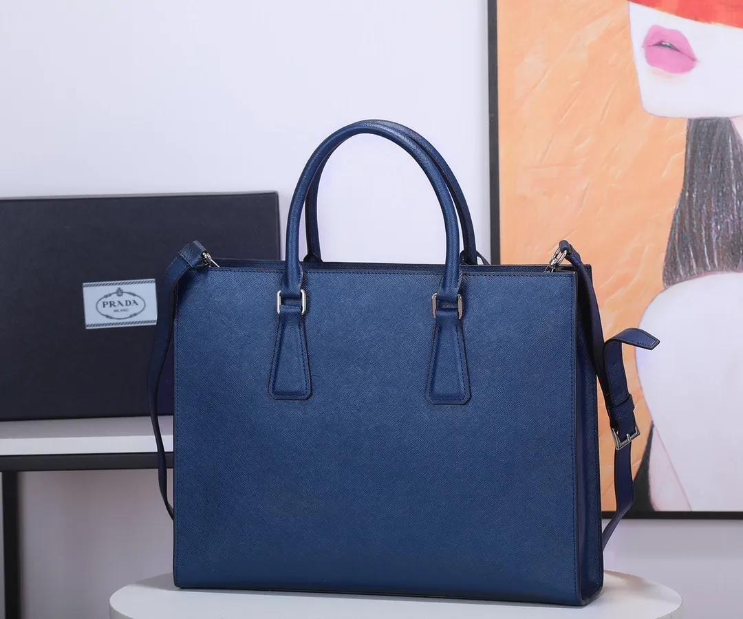 All categories 💚 Top version men’s bag 💚 PRADA 2023 official latest version PRADA briefcase