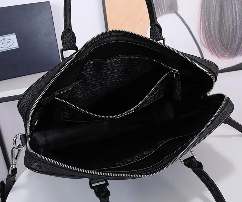 All categories 💚 Top version men’s bag 💚 PRADA 2023 official latest version PRADA briefcase