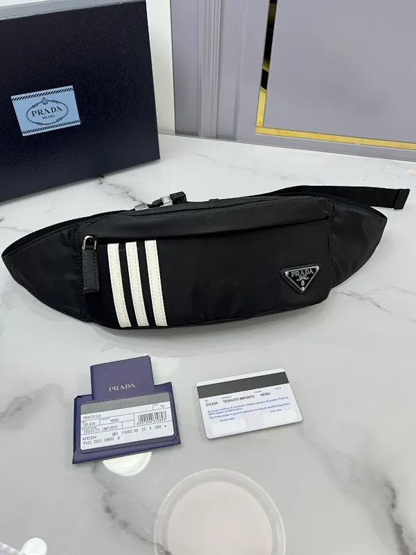 All Categories 💚 Top Version Men’s Bags 💚 PRADA 2023 Official Latest Version PRADA Belt Bag
