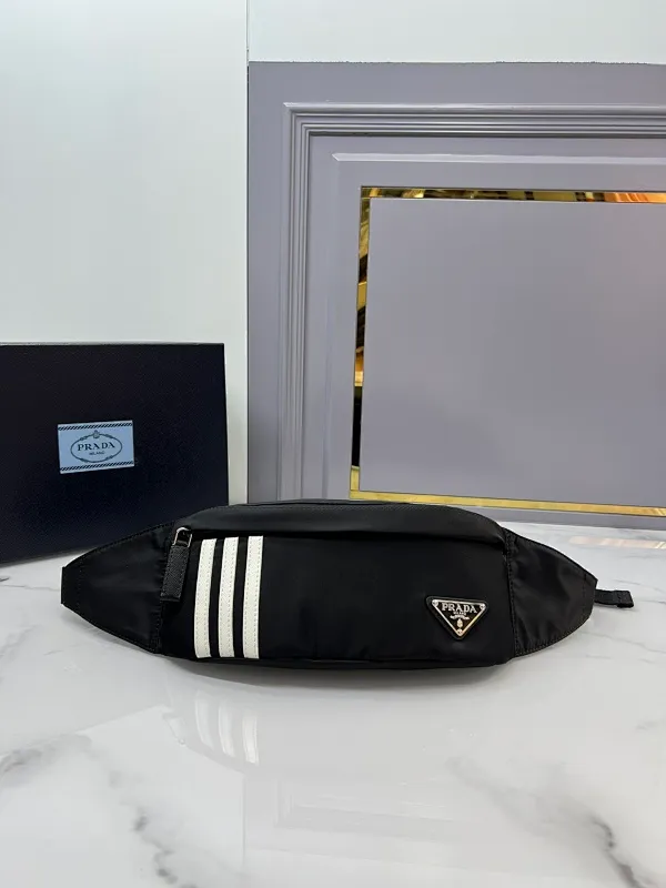 All Categories 💚 Top Version Men’s Bags 💚 PRADA 2023 Official Latest Version PRADA Belt Bag