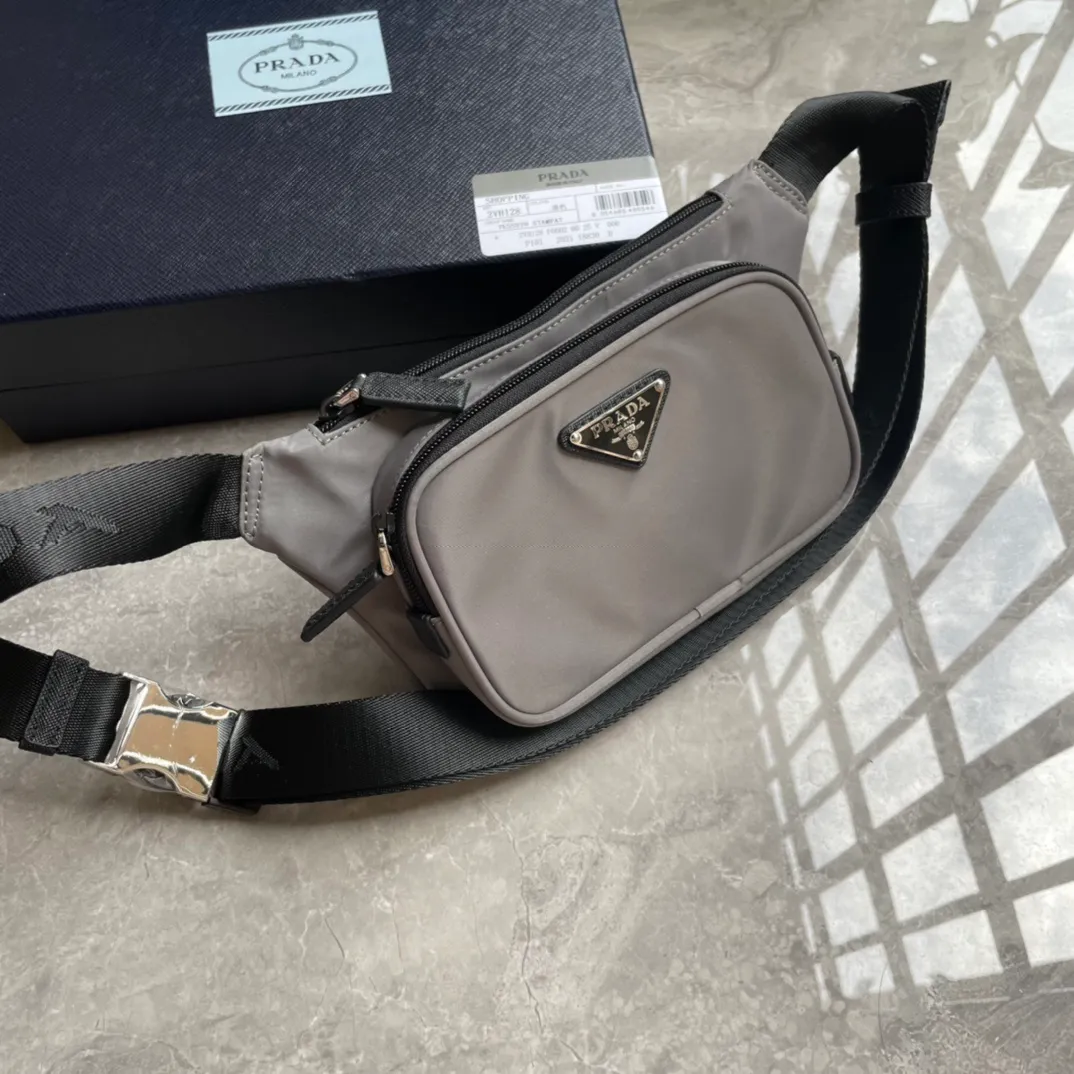 All Categories 💚 Top Version Men’s Bags 💚 PRADA 2023 Official Latest Version PRADA Belt Bag