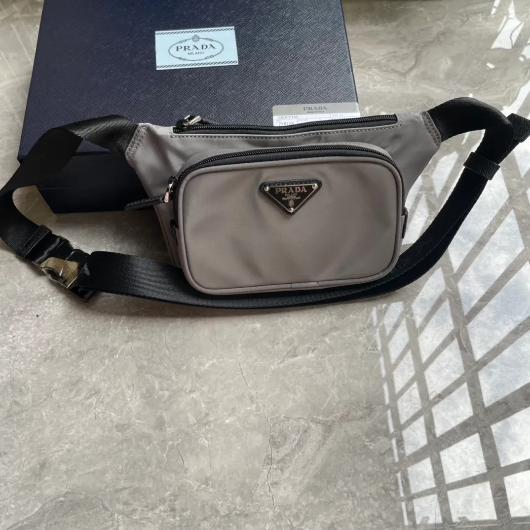 All Categories 💚 Top Version Men’s Bags 💚 PRADA 2023 Official Latest Version PRADA Belt Bag