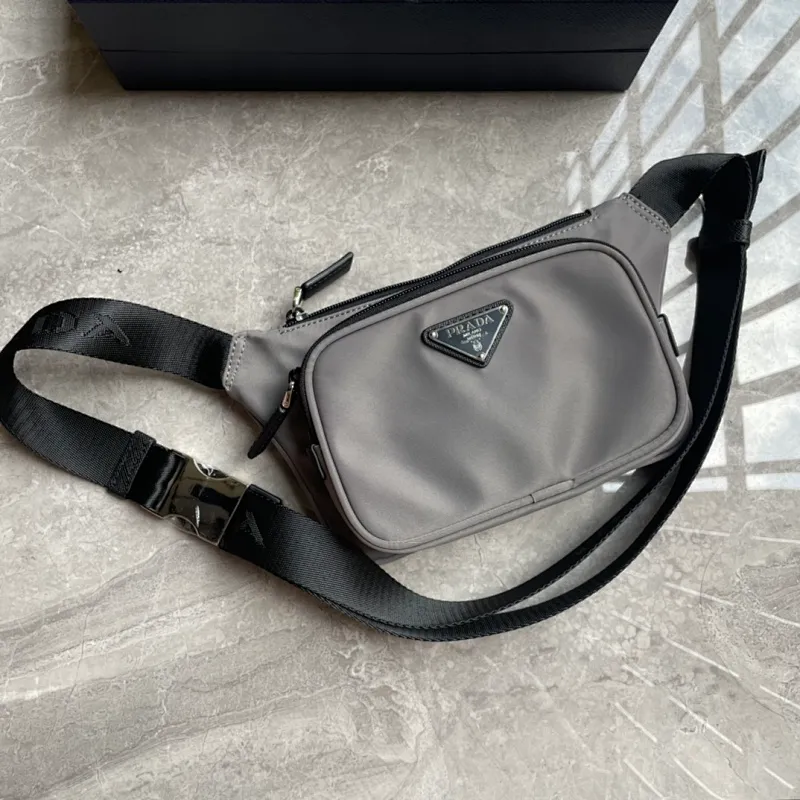 All Categories 💚 Top Version Men’s Bags 💚 PRADA 2023 Official Latest Version PRADA Belt Bag